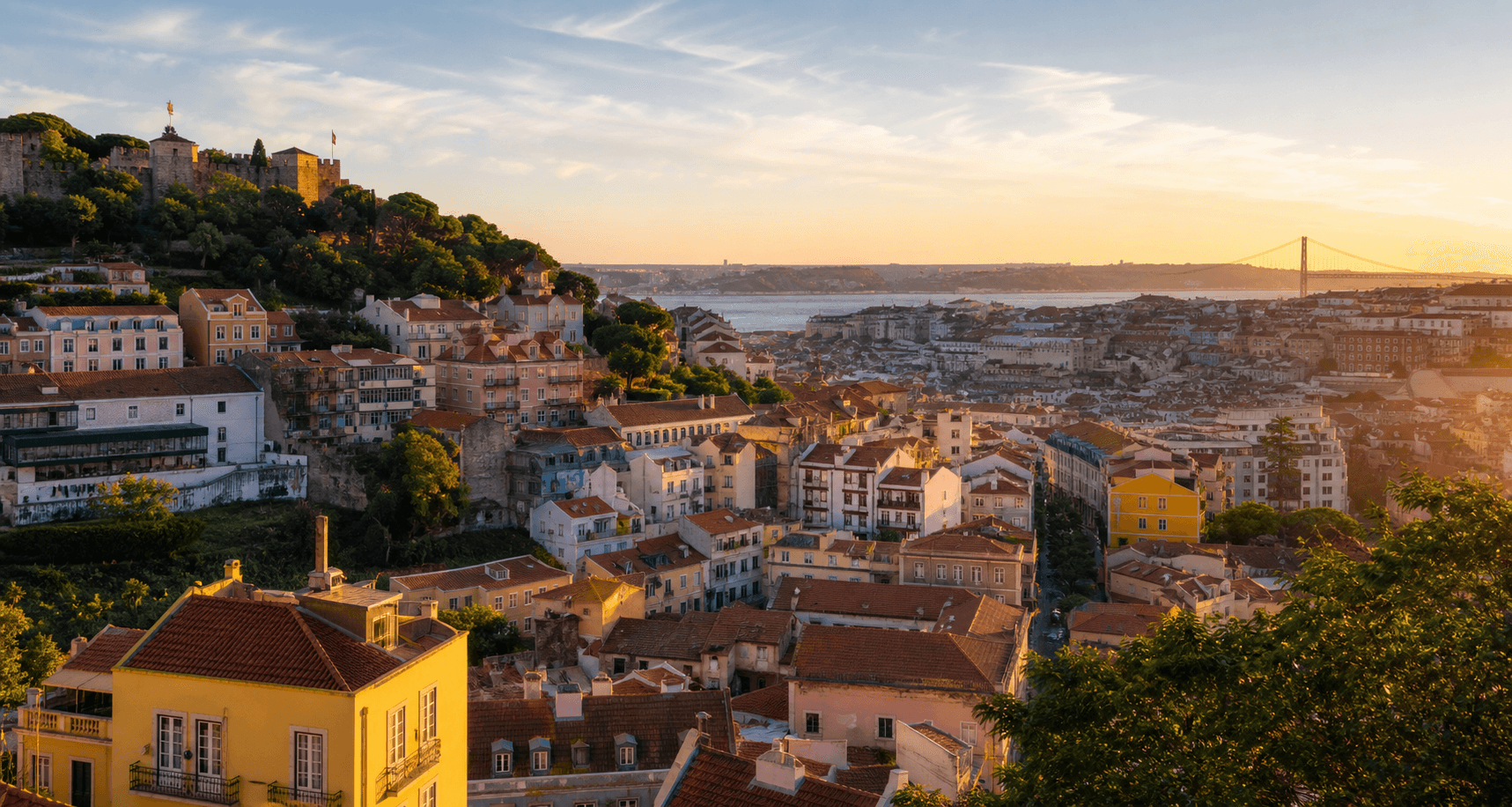Lisbon city view
