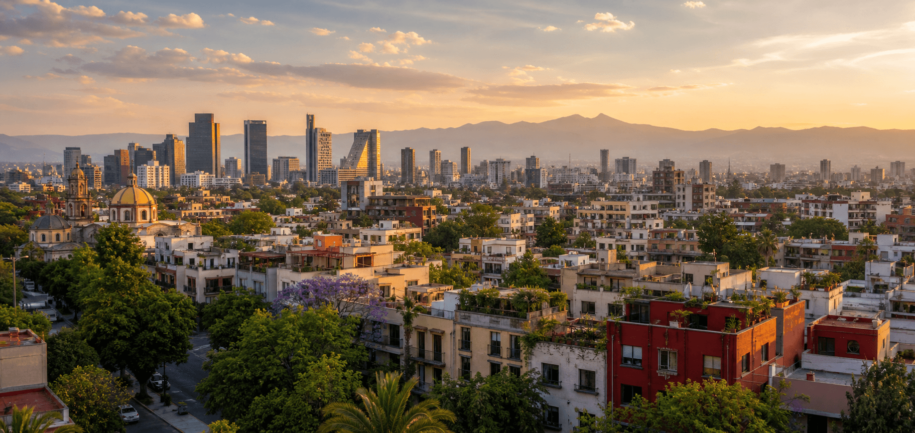 Mexico City city view